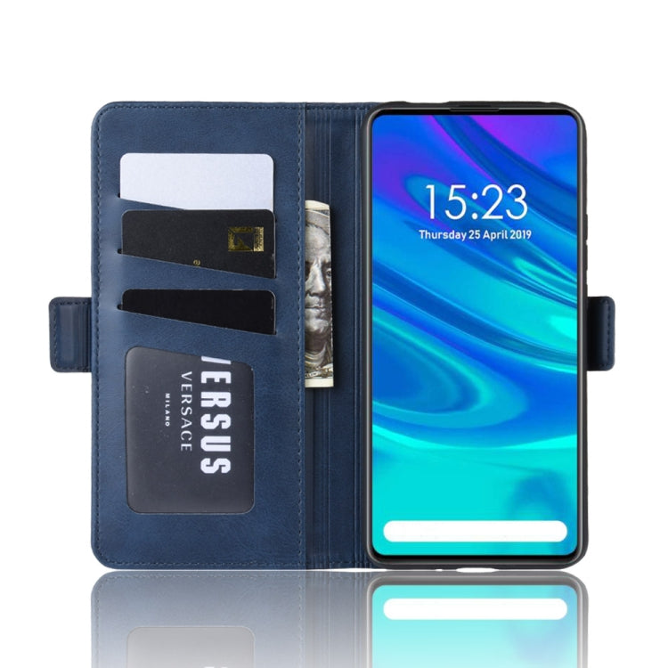 Double Buckle Wallet Stand Leather Cell Phone Case for P SMART Z,with Wallet & Holder & Card Slots
