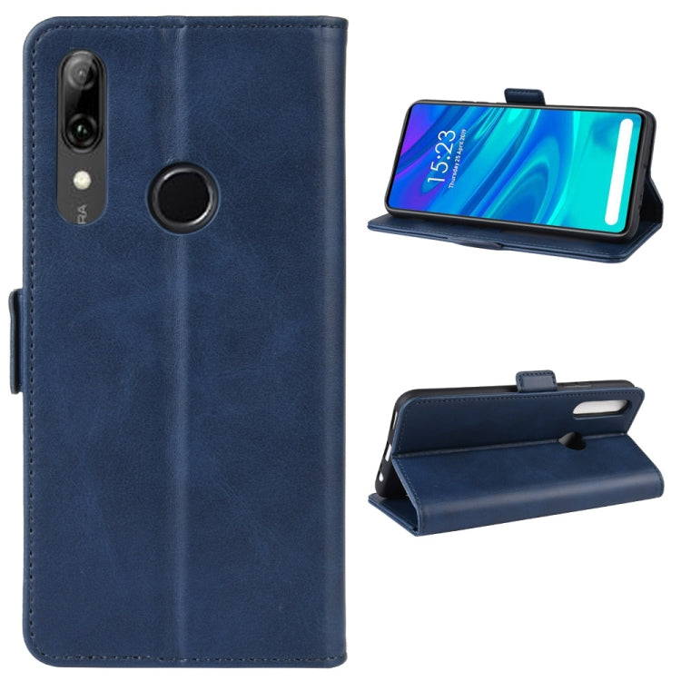 Double Buckle Wallet Stand Leather Cell Phone Case for P SMART Z,with Wallet & Holder & Card Slots