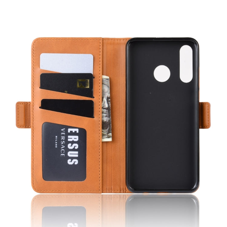 Double Buckle Wallet Stand Leather Cell Phone Case for Huawei P30 LITE,with Wallet & Holder & Card Slots