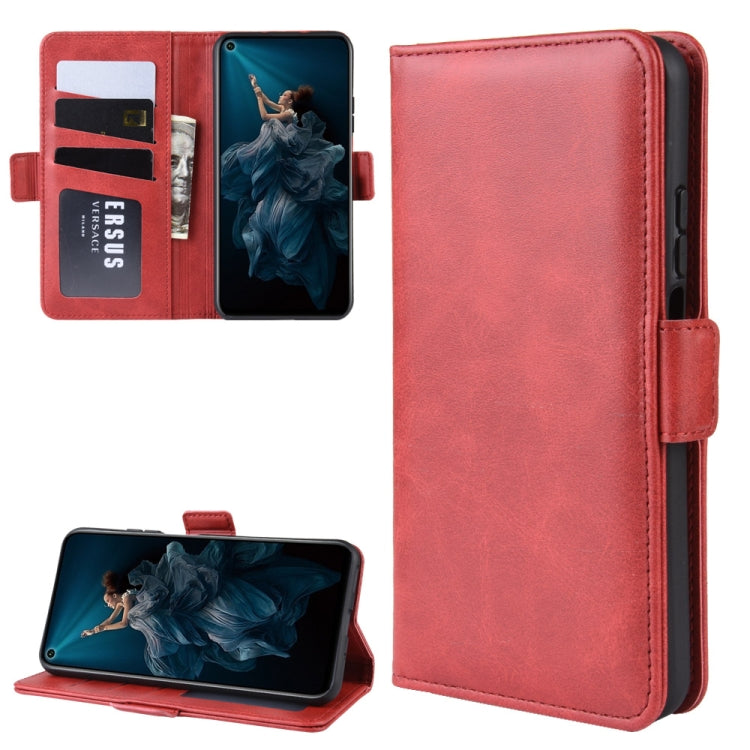 For Honor 20 Dual-side Magnetic Buckle Horizontal Flip Leather Case with Holder & Card Slots & Wallet & Photo Frame
