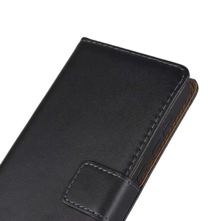 Leather Horizontal Flip Holster for Huawei Y5 2019 with Magnetic Clasp and Bracket and Card Slot and Wallet(Black)