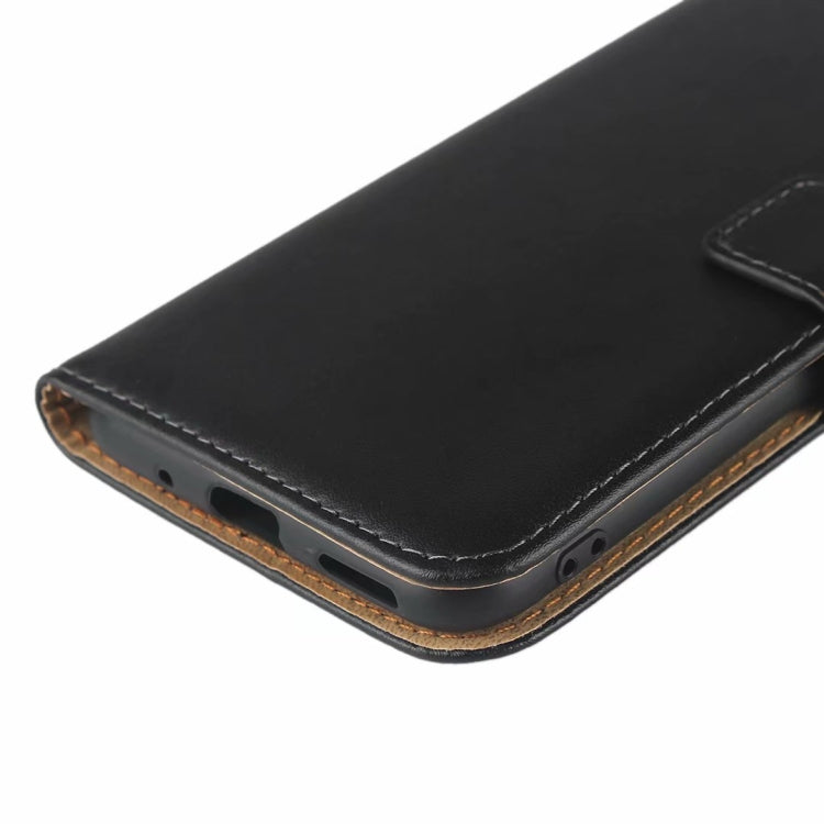 Leather Horizontal Flip Holster for Huawei Honor 20 Pro with Magnetic Clasp and Bracket and Card Slot and Wallet(Black)