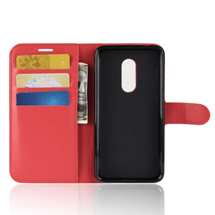 Litchi Texture Horizontal Flip Leather Case for Vodafone Smart N9 / VFD 720 , with Wallet & Holder & Card Slots