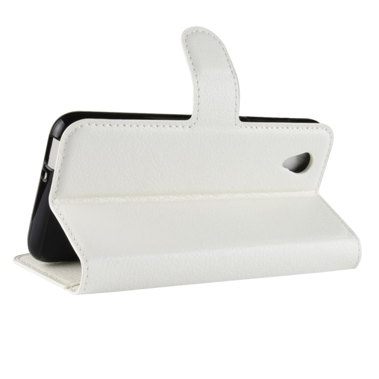 Litchi Texture Horizontal Flip Leather Case for Vodafone Smart E9 / VFD 520 , with Wallet & Holder & Card Slots