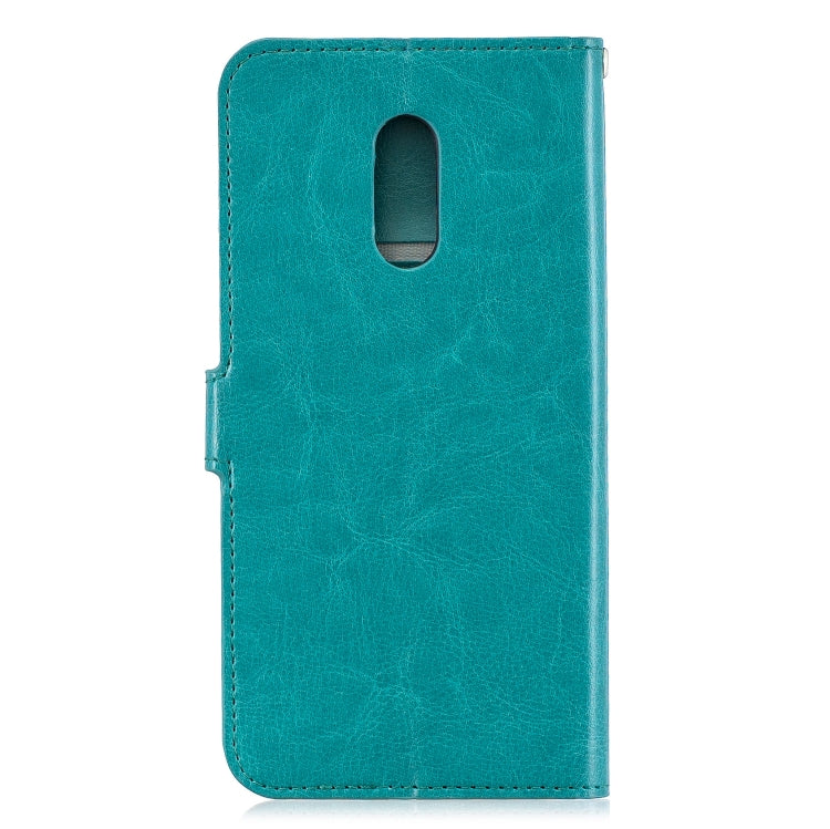 Crazy Horse Texture Horizontal Flip Leather Case for OnePlus 7, with Holder & Card Slots & Wallet & Photo Frame