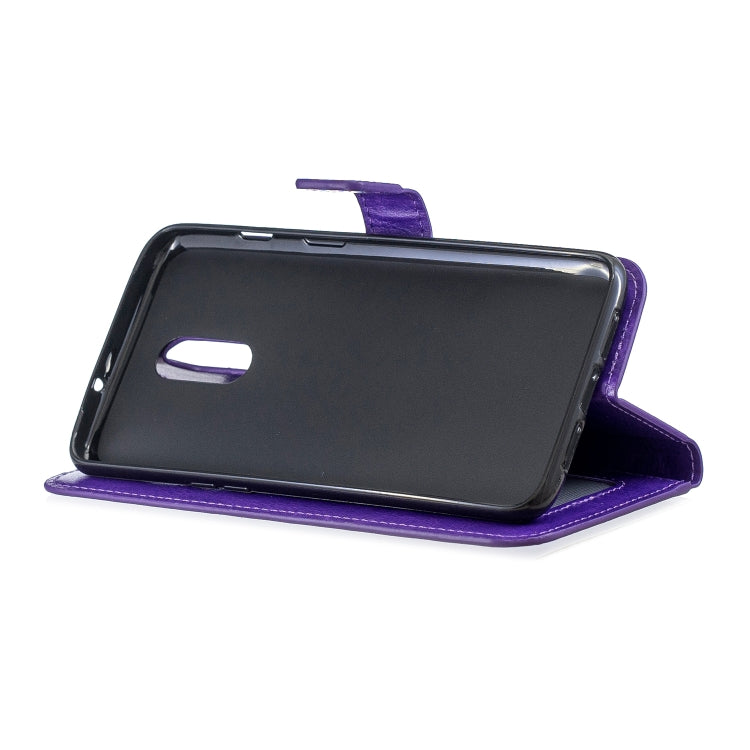 Crazy Horse Texture Horizontal Flip Leather Case for OnePlus 7, with Holder & Card Slots & Wallet & Photo Frame