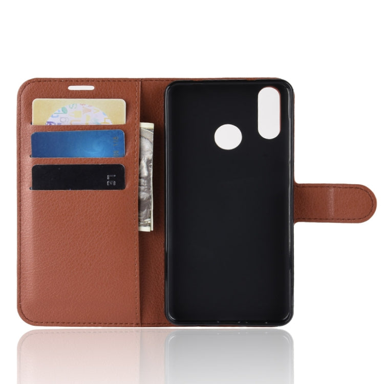 Litchi Texture Horizontal Flip Leather Case for Vodafone Smart X9 / VFD 820 , with Wallet & Holder & Card Slots