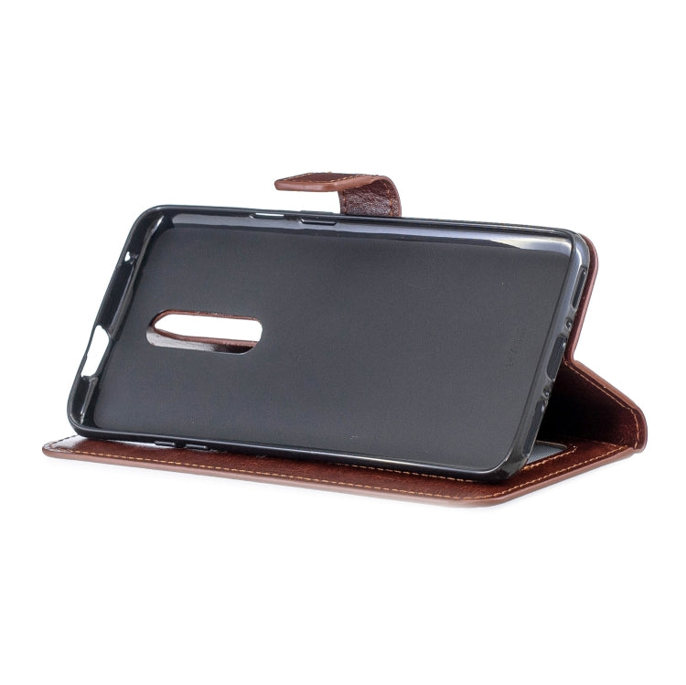 Crazy Horse Texture Horizontal Flip Leather Case for OnePlus 7 Pro, with Holder & Card Slots & Wallet & Photo Frame