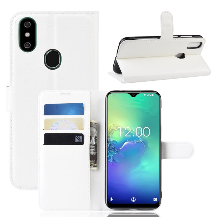 Litchi Texture Horizontal Flip Leather Case for Oukitel C15 Pro, with Wallet & Holder & Card Slots