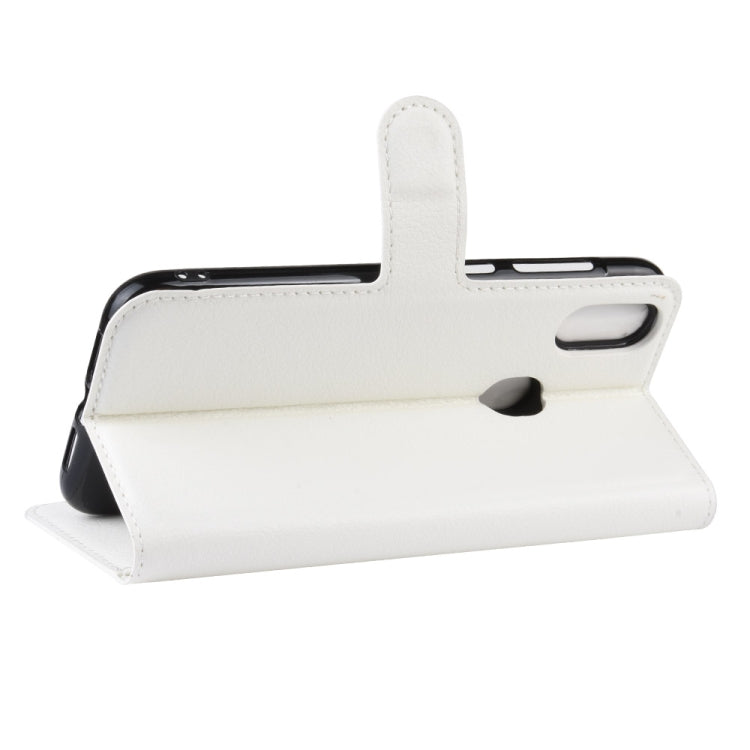 Litchi Texture Horizontal Flip Leather Case for Oukitel C15 Pro, with Wallet & Holder & Card Slots