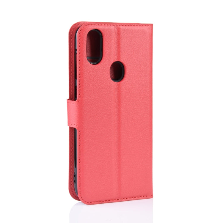 Litchi Texture Horizontal Flip Leather Case for Oukitel C15 Pro, with Wallet & Holder & Card Slots