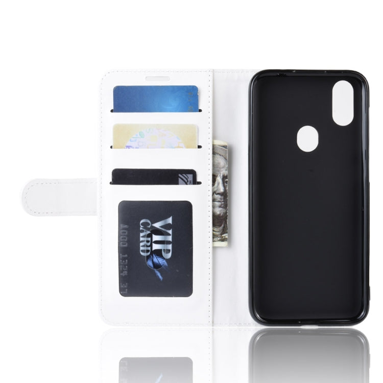 R64 Texture Single Fold Horizontal Flip Leather Case for Oukitel C15 Pro, with Holder & Card Slots & Wallet