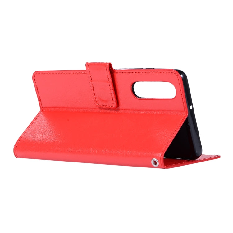 Crazy Horse Texture Horizontal Flip Leather Case with Holder & Card Slots & Wallet & Photo Frame for huawei p30