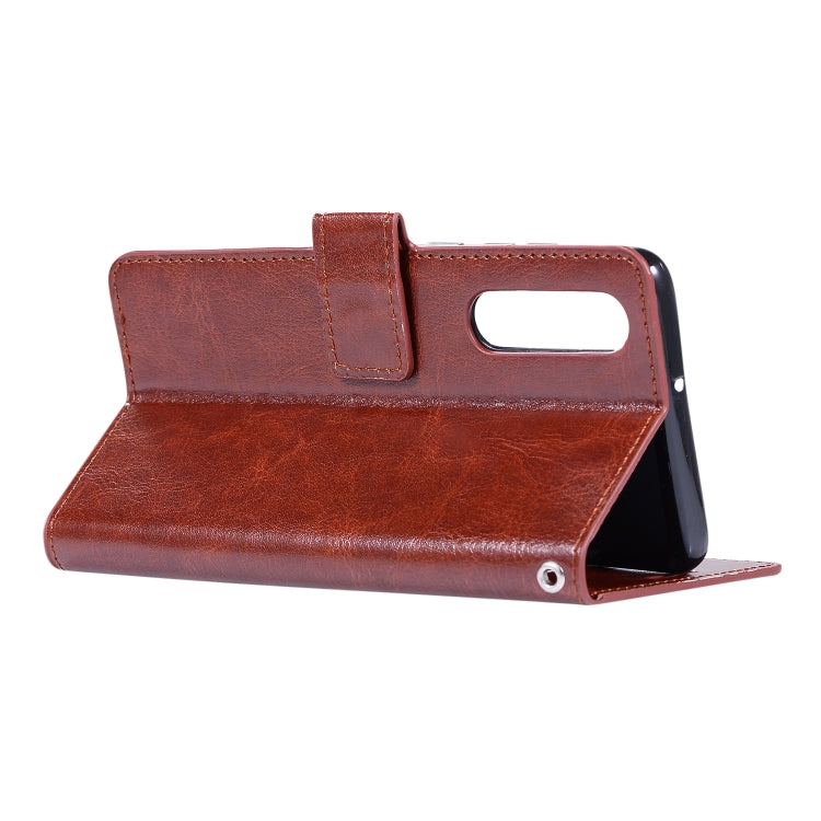 Crazy Horse Texture Horizontal Flip Leather Case with Holder & Card Slots & Wallet & Photo Frame for huawei p30