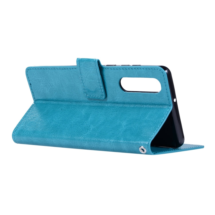 Crazy Horse Texture Horizontal Flip Leather Case with Holder & Card Slots & Wallet & Photo Frame for huawei p30