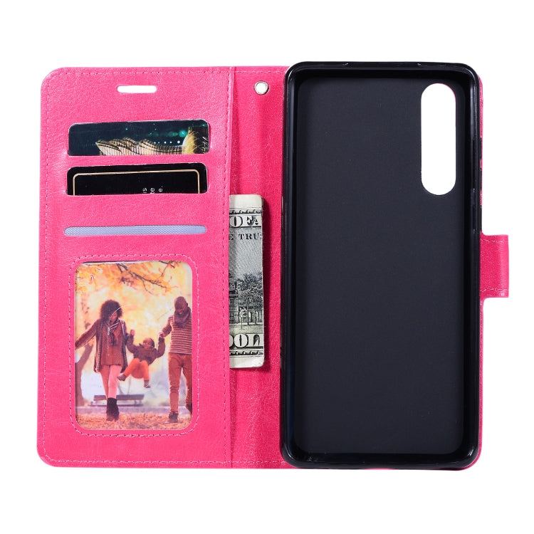 For Huawei P30 Lite Crazy Horse Texture Horizontal Flip Leather Case with Holder & Card Slots & Wallet & Photo Frame