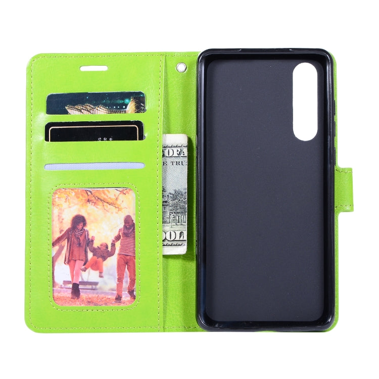 For Huawei P30 Lite Crazy Horse Texture Horizontal Flip Leather Case with Holder & Card Slots & Wallet & Photo Frame