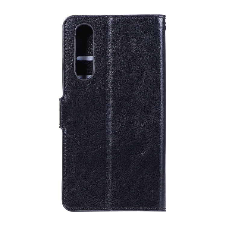 Crazy Horse Texture Horizontal Flip Leather Case with Holder & Card Slots & Wallet & Photo Frame