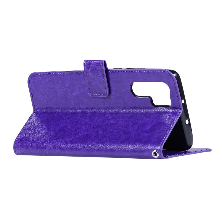 Crazy Horse Texture Horizontal Flip Leather Case with Holder & Card Slots & Wallet & Photo Frame