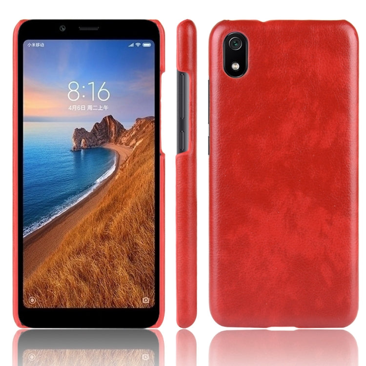 Shockproof Litchi Texture PC + PU Case For Xiaomi Redmi 7A