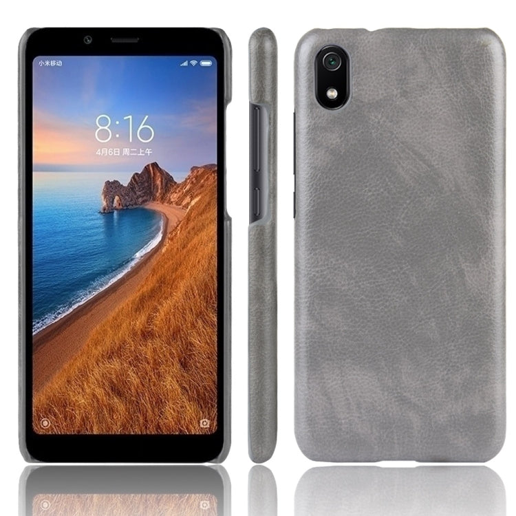 Shockproof Litchi Texture PC + PU Case For Xiaomi Redmi 7A