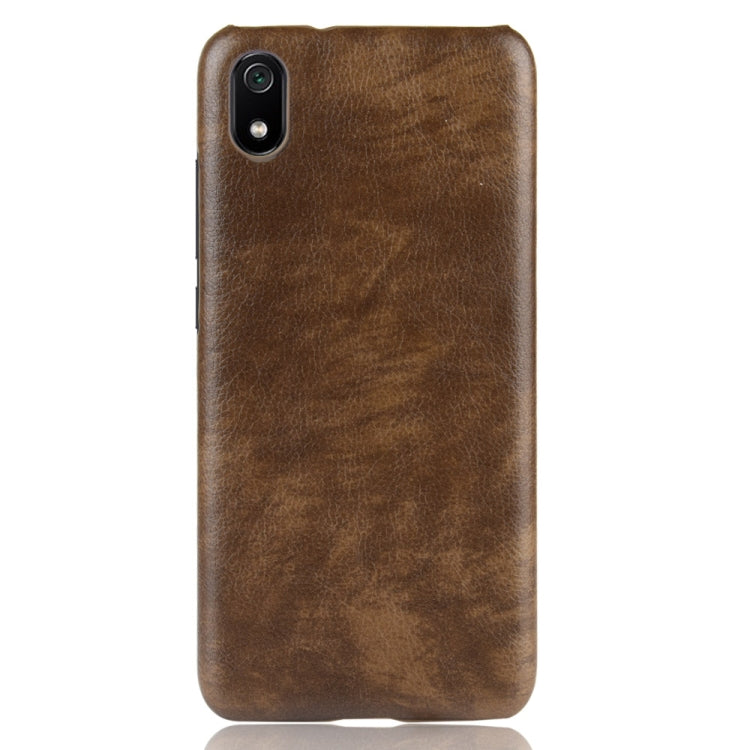 Shockproof Litchi Texture PC + PU Case For Xiaomi Redmi 7A