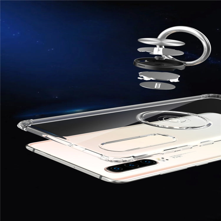 Ultra-thin TPU Protective Case for Huawei P30 with 360 Degree Rotation Holder
