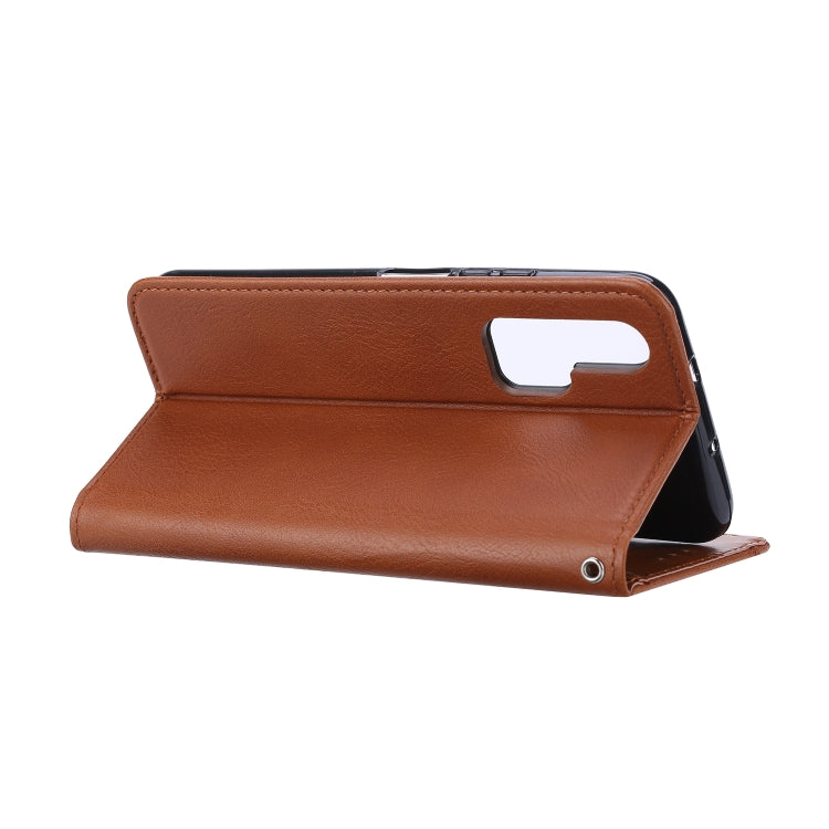 Knead Skin Texture Horizontal Flip Leather Case for Huawei Honor 20 Pro, with Photo Frame & Holder & Card Slots & Wallet