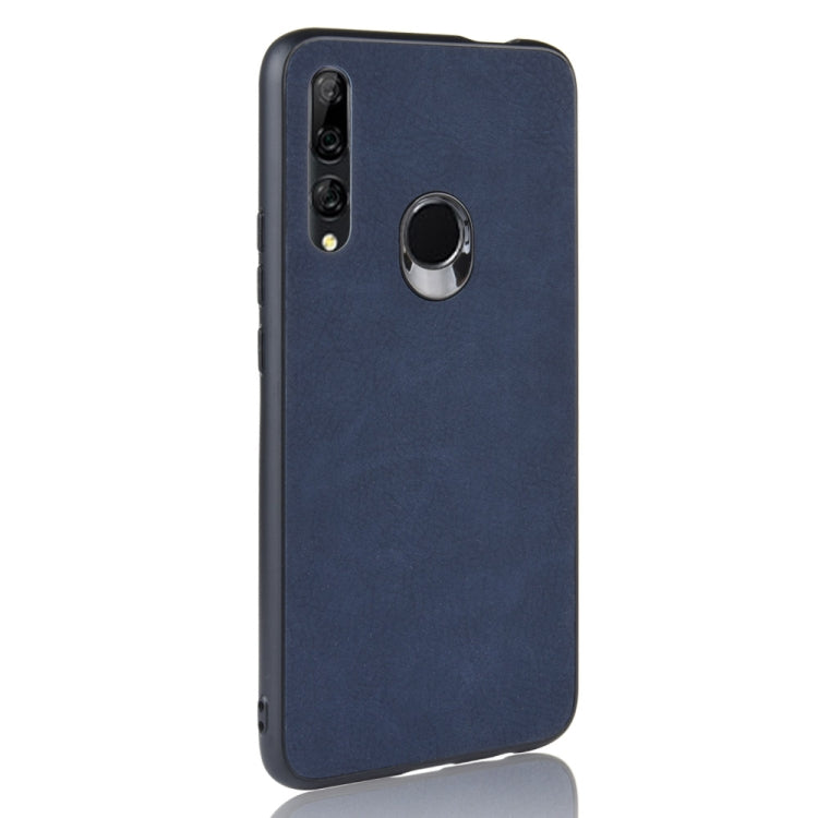 Shockproof Sheep Skin PC + PU + TPU Case For Huawei Y9 Prime 2019(Blue)