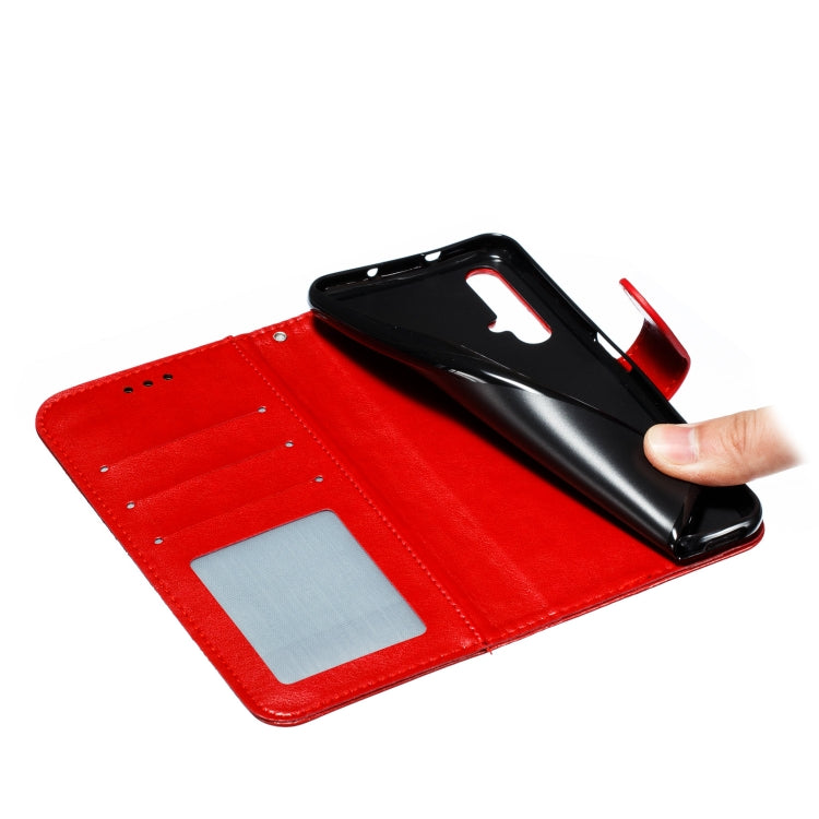 Mandala Embossing Pattern Horizontal Flip Leather Case for Huawei Honor 20 , with Holder & Card Slots & Wallet & Photo Frame & Lanyard