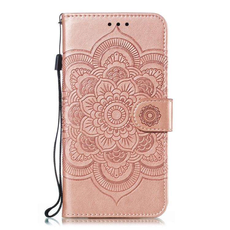 Mandala Embossing Pattern Horizontal Flip Leather Case for Huawei Honor 20 Pro, with Holder & Card Slots & Wallet & Photo Frame & Lanyard
