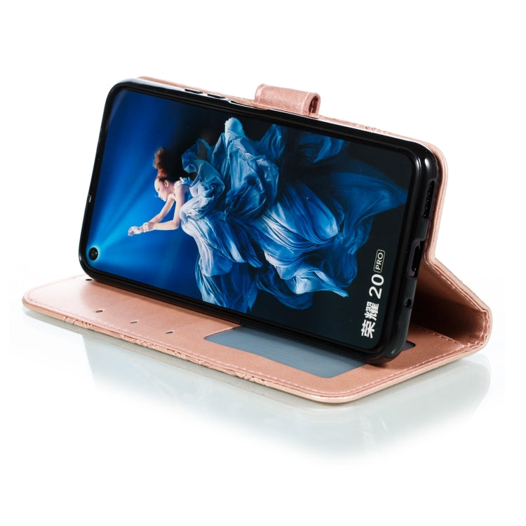 Mandala Embossing Pattern Horizontal Flip Leather Case for Huawei Honor 20 Pro, with Holder & Card Slots & Wallet & Photo Frame & Lanyard