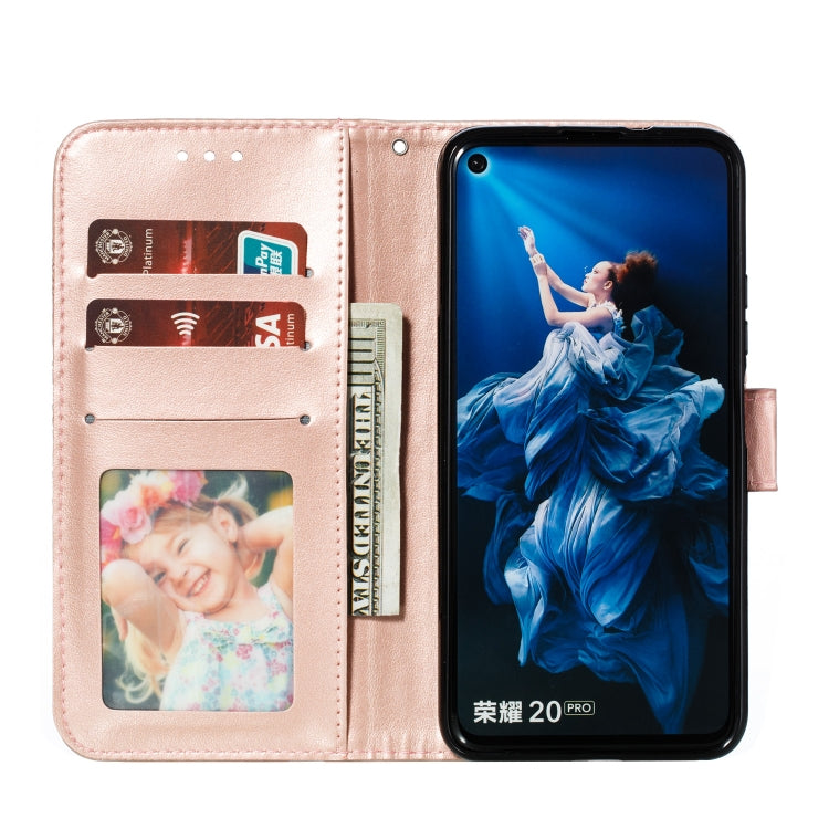 Mandala Embossing Pattern Horizontal Flip Leather Case for Huawei Honor 20 Pro, with Holder & Card Slots & Wallet & Photo Frame & Lanyard