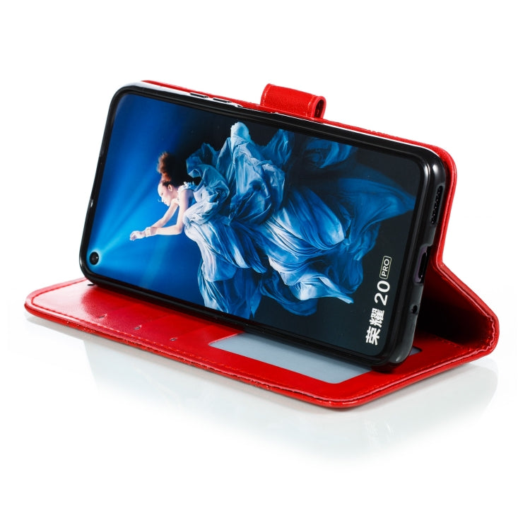 Mandala Embossing Pattern Horizontal Flip Leather Case for Huawei Honor 20 Pro, with Holder & Card Slots & Wallet & Photo Frame & Lanyard