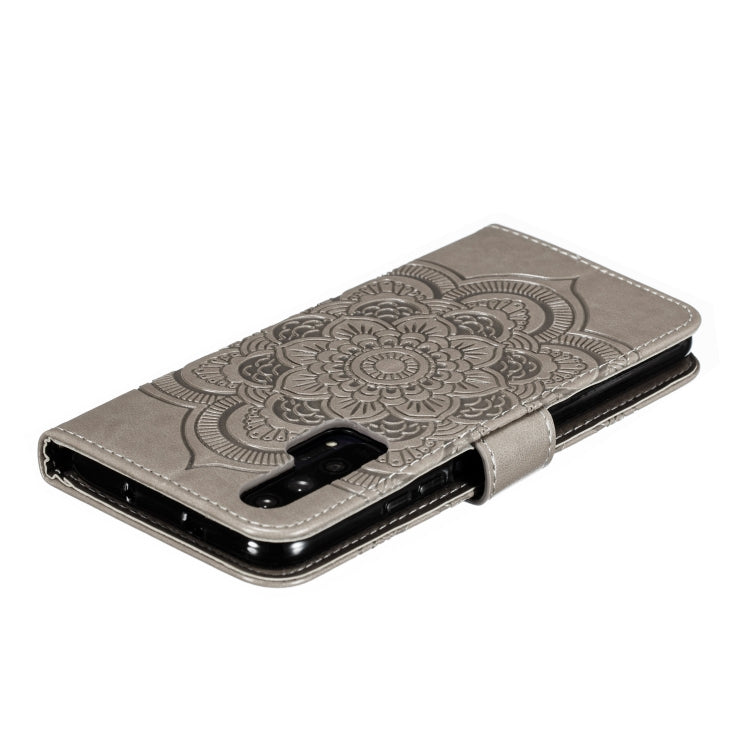 Mandala Embossing Pattern Horizontal Flip Leather Case for Huawei Honor 20 Pro, with Holder & Card Slots & Wallet & Photo Frame & Lanyard