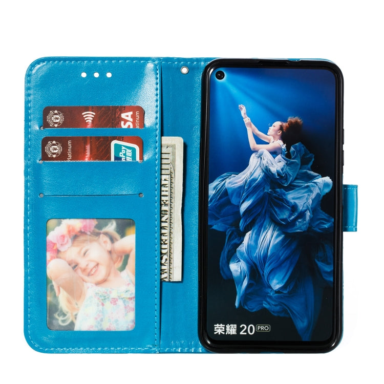 Mandala Embossing Pattern Horizontal Flip Leather Case for Huawei Honor 20 Pro, with Holder & Card Slots & Wallet & Photo Frame & Lanyard
