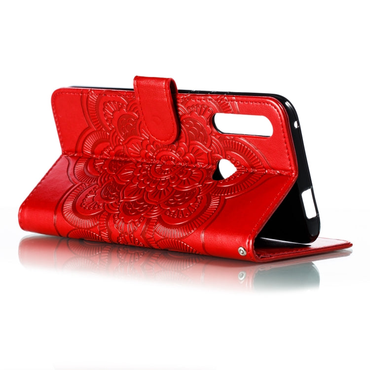 Mandala Embossing Pattern Horizontal Flip Leather Case for Huawei Y9 Prime(2019) / P Smart Z, with Holder & Card Slots & Wallet & Photo Frame & Lanyard