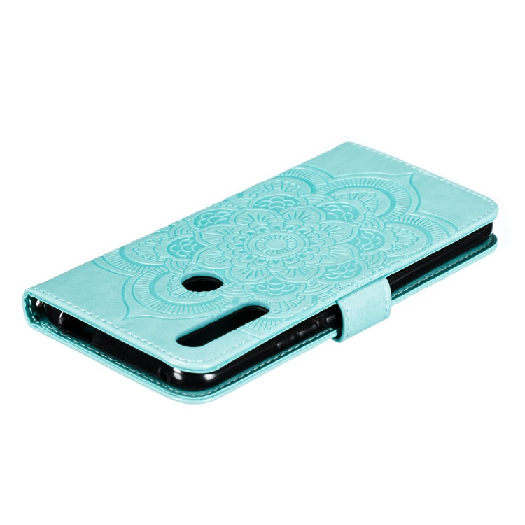 Mandala Embossing Pattern Horizontal Flip Leather Case for Huawei Y9 Prime(2019) / P Smart Z, with Holder & Card Slots & Wallet & Photo Frame & Lanyard