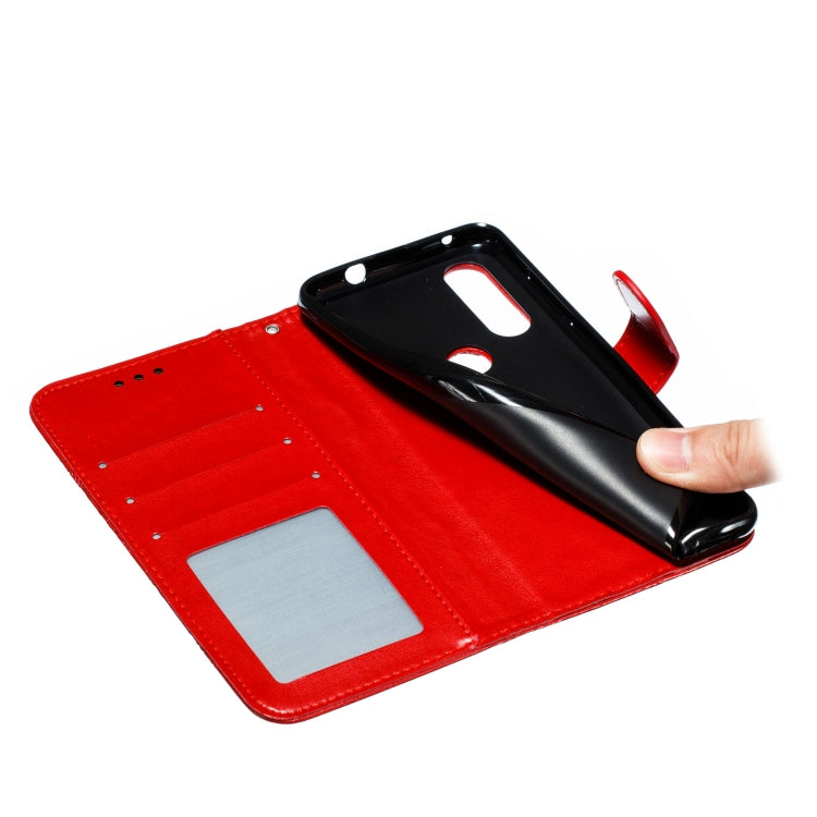 Mandala Embossing Pattern Horizontal Flip Leather Case for Motorola Moto P40 Power , with Holder & Card Slots & Wallet & Photo Frame & Lanyard