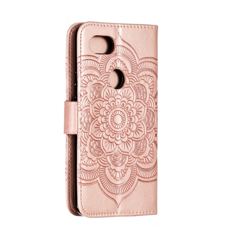 Mandala Embossing Pattern Horizontal Flip Leather Case for Google Pixel 3A , with Holder & Card Slots & Wallet & Photo Frame & Lanyard