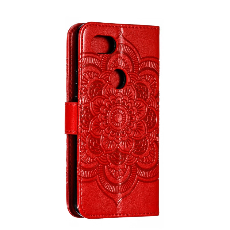 Mandala Embossing Pattern Horizontal Flip Leather Case for Google Pixel 3A , with Holder & Card Slots & Wallet & Photo Frame & Lanyard
