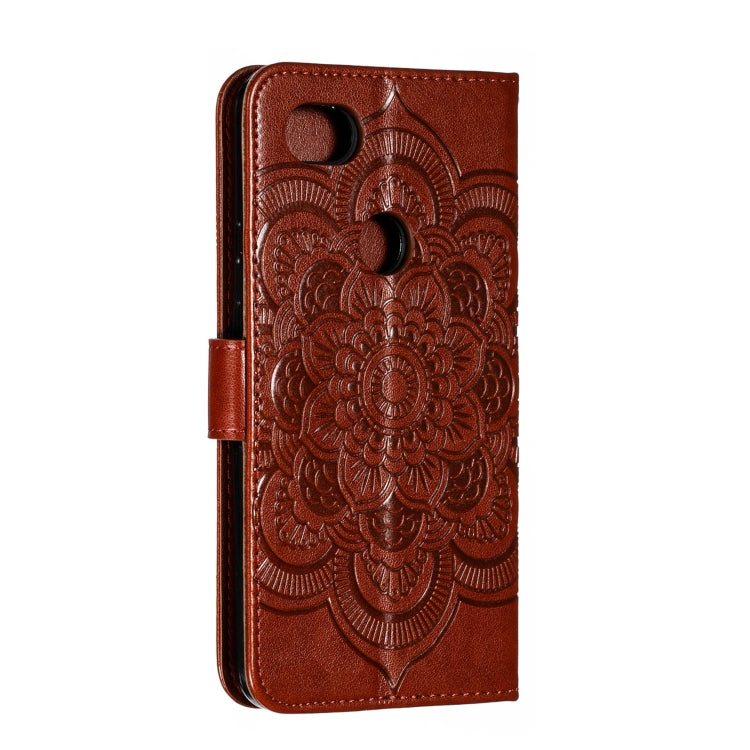 Mandala Embossing Pattern Horizontal Flip Leather Case for Google Pixel 3A XL , with Holder & Card Slots & Wallet & Photo Frame & Lanyard