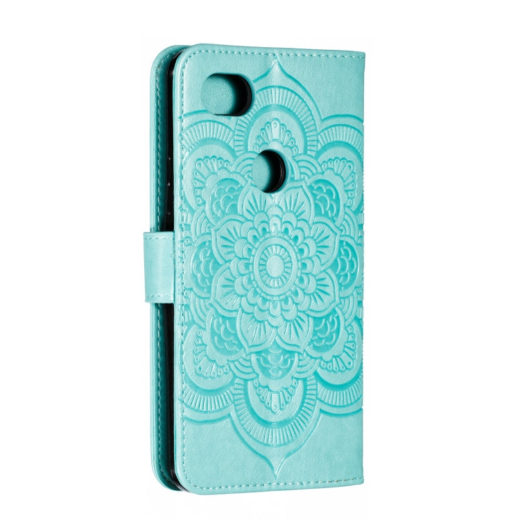 Mandala Embossing Pattern Horizontal Flip Leather Case for Google Pixel 3A XL , with Holder & Card Slots & Wallet & Photo Frame & Lanyard