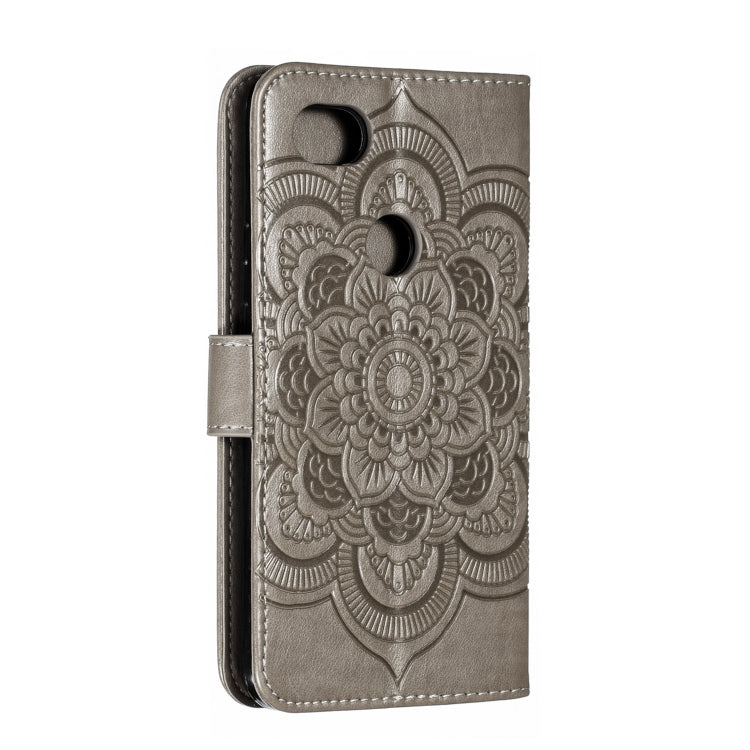 Mandala Embossing Pattern Horizontal Flip Leather Case for Google Pixel 3A XL , with Holder & Card Slots & Wallet & Photo Frame & Lanyard