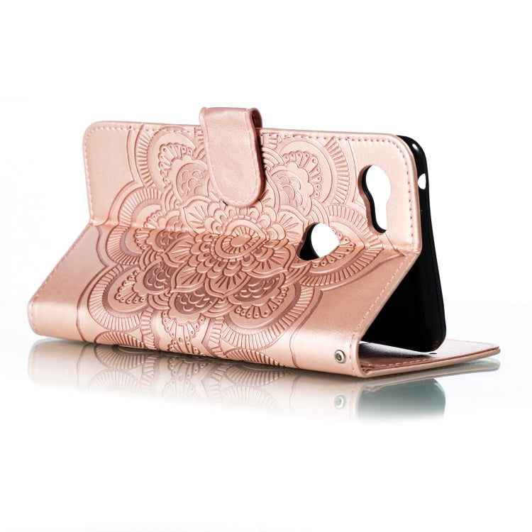Mandala Embossing Pattern Horizontal Flip Leather Case for Google Pixel 3 XL, with Holder & Card Slots & Wallet & Photo Frame & Lanyard