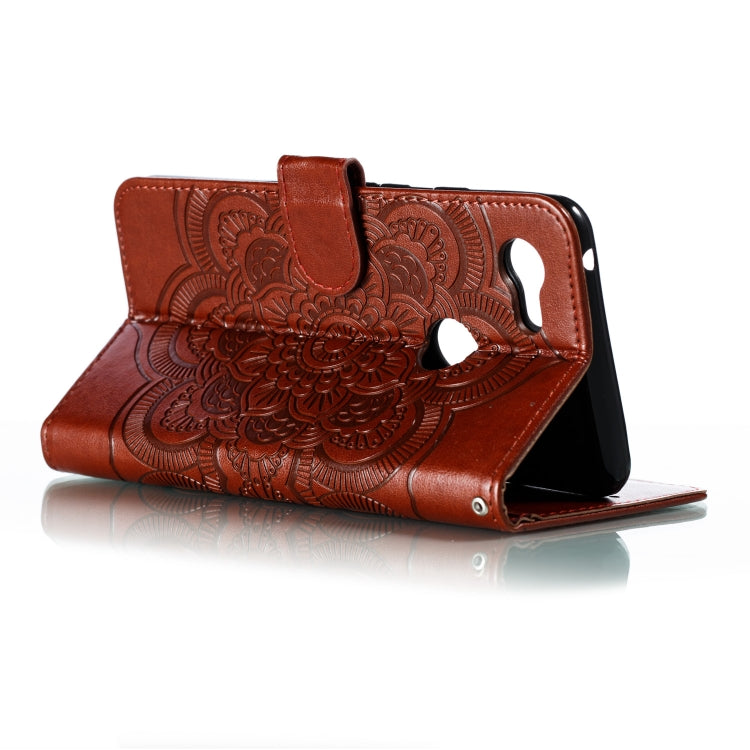 Mandala Embossing Pattern Horizontal Flip Leather Case for Google Pixel 3 XL, with Holder & Card Slots & Wallet & Photo Frame & Lanyard