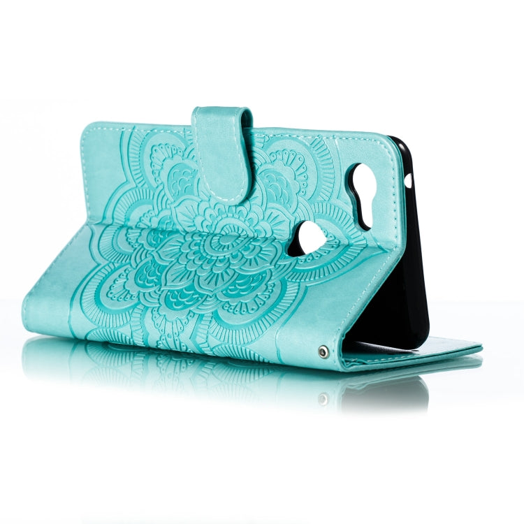 Mandala Embossing Pattern Horizontal Flip Leather Case for Google Pixel 3 XL, with Holder & Card Slots & Wallet & Photo Frame & Lanyard