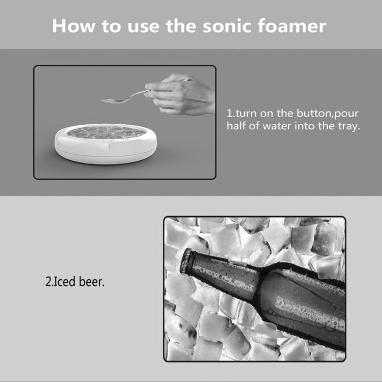 Portable creative gift shaker with ultrasonic foaming machine