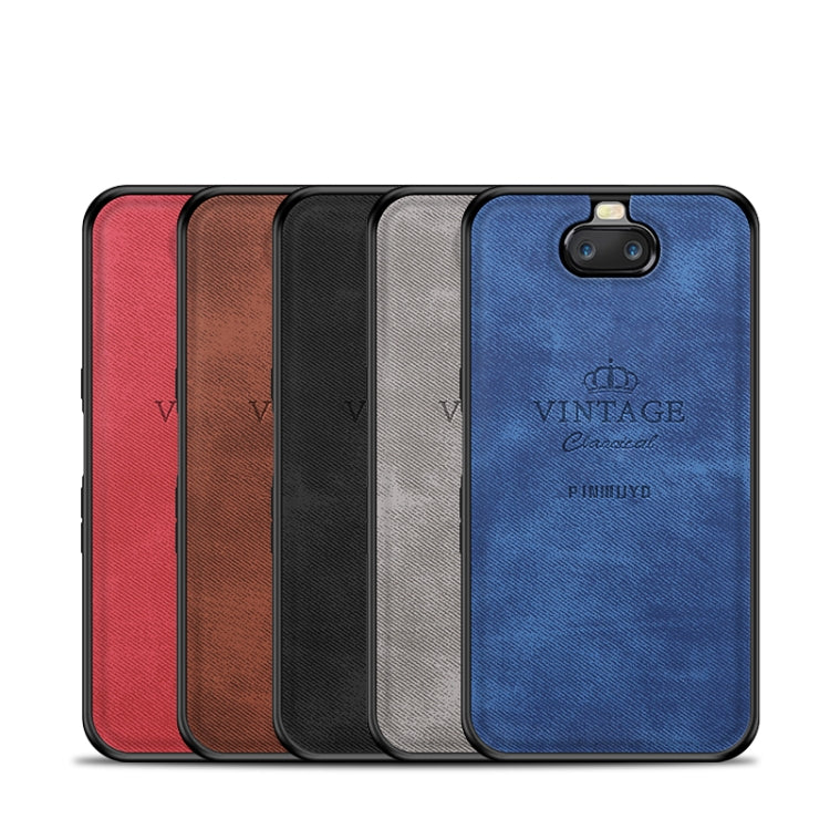 PINWUYO Shockproof Waterproof Full Coverage TPU + PU Cloth+Anti-shock Cotton Protective Case for Sony Xperia 10 / Xperia XA3