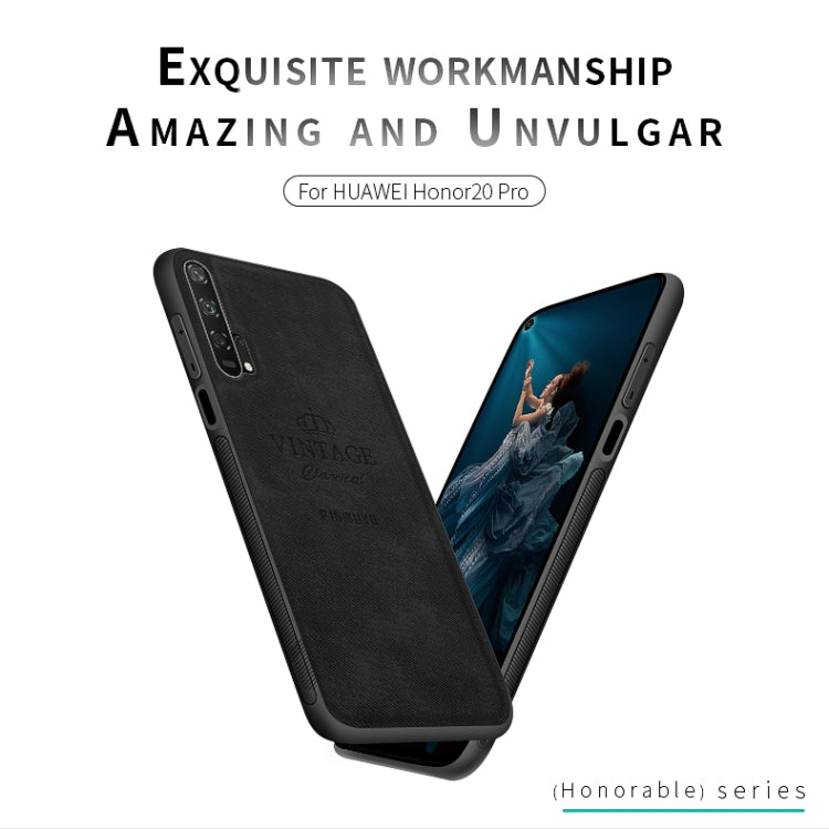 PINWUYO Shockproof Waterproof Full Coverage PC + TPU + Skin Protective Case for Huawei Honor 20 Pro